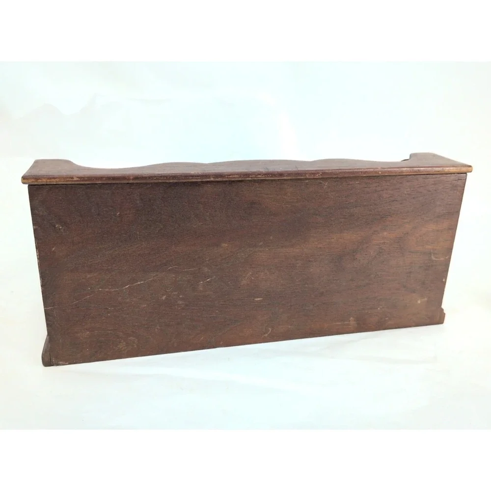 Antique Travel Desk Lap Writing Box Tambour Rolltop With Key And Glass Inkwell